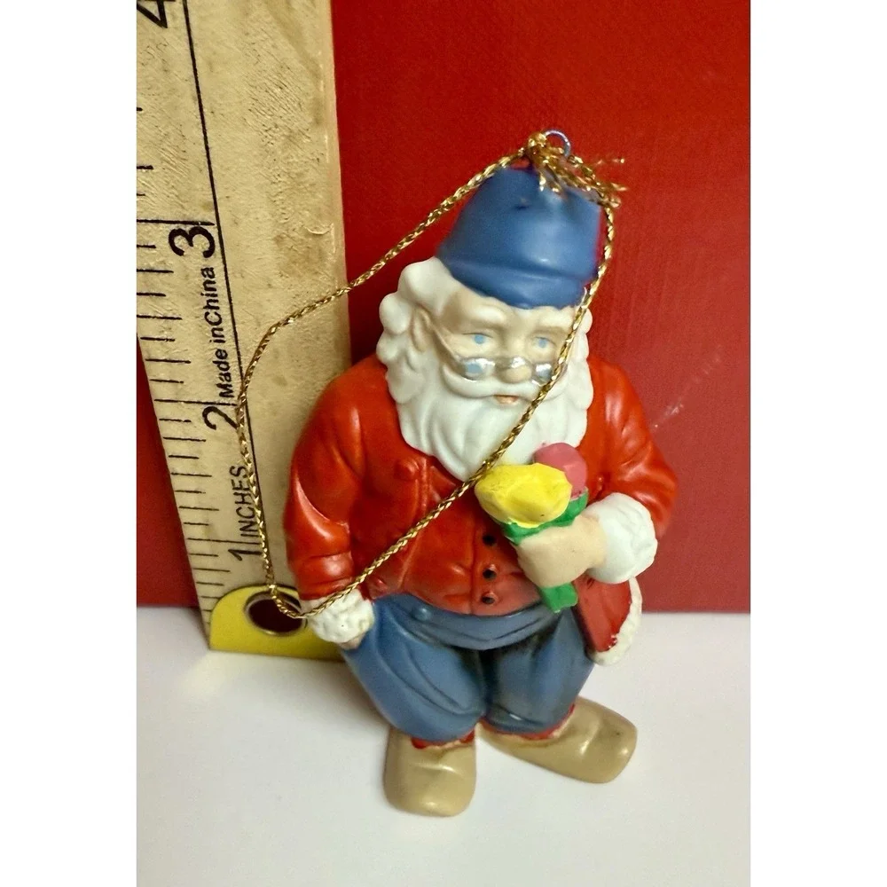 Danbury Mint HOLLAND Santa Around the World Christmas Ornament Santa‎ w Orig Tag